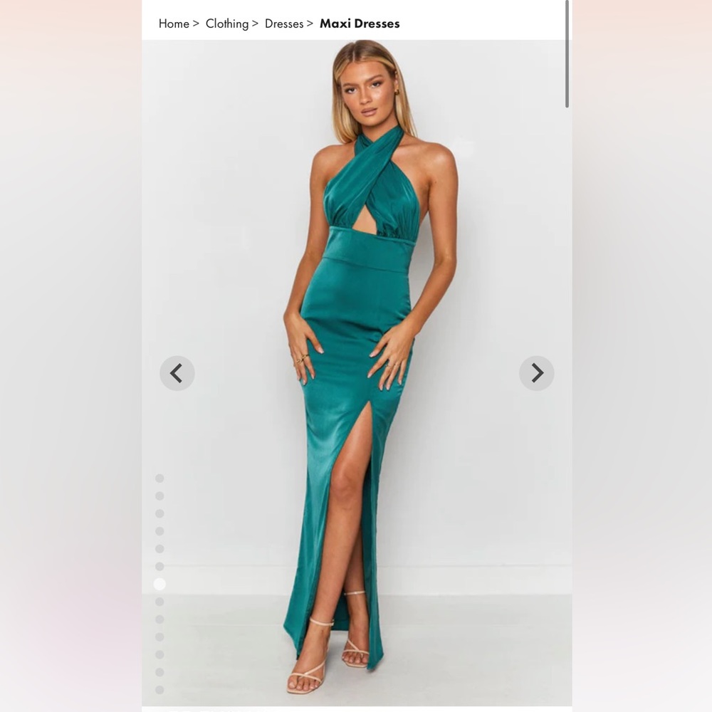 Beginning Boutique - Higher Love Formal Dress in Peacock Size 0